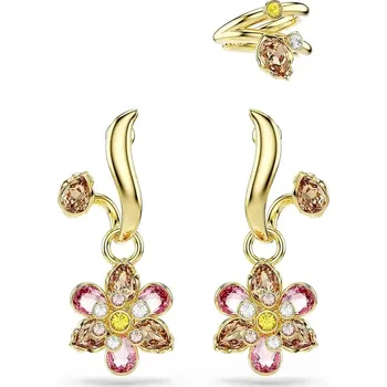 Náušnice Náušnice Swarovski IDYLLIA 3-pack 5732386 zlatá 10Y, vel. ONE SIZE