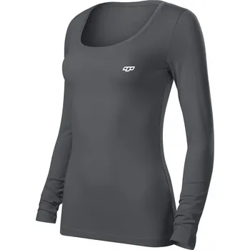 Dámské tričko Dámské bavlněné triko TRIMM Brave Lady šedé Barva: dark grey, Velikost: XL