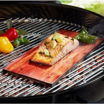 Příslušenství pro gril GEFU Bbq Grill 30 x 15 cm 2 ks – dřevěné, cedrové desky na gril