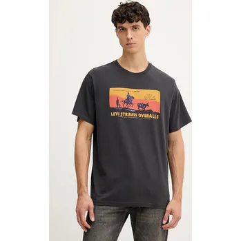 Pánské tričko Bavlněné tričko Levi's 16143.1864 šedá 90X, vel. XL