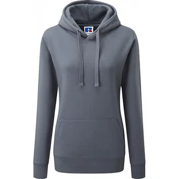 Dámská mikina Russell Dámská mikina s kapucí Authentic Barva: šedá rustikální, Velikost: S Z265F