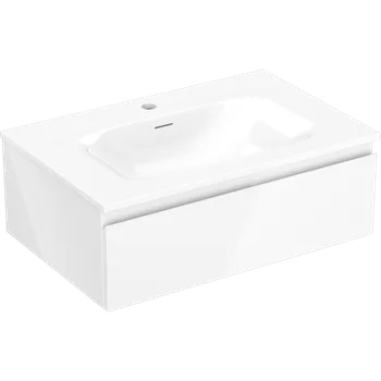 Koupelnový nábytek Mexen Orio koupelnová skříňka 70 cm s umyvadlem Vela, 1 zásuvka, bílý lesk - 91A10-07023-1-BF00-W23M00 Skříňky s umyvadlem