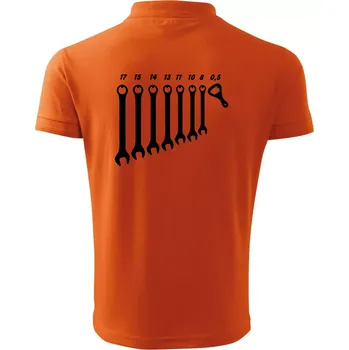Pánská košile Opravář piva - Polokošile pánská Pique Polo 203 - 5XL ( Oranžová )