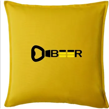 Polštář Otvírák Beer - Polštář 50x50 - 50x50 - Pouze potah ( Žlutá )
