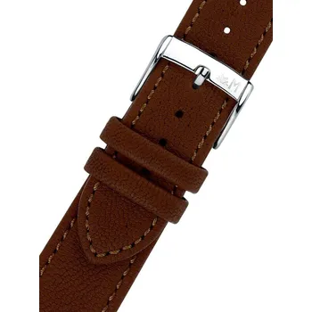 Řemínek na hodinky Kožený řemínek Morellato Debussy 5806D95.034 M, hnědý, recyklovaný materiál