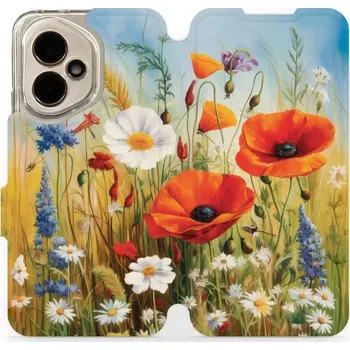 Pouzdro na mobilní telefon Flipové pouzdro Mobiwear - Honor 400 - VP43S Letní louka (Knížkové flip pouzdro, obal, kryt na mobil Honor 400 - VP43S Letní louka, materiál Umělá kůže + TPU - ochrana 360°, stojánek, silikonová vanička, magnetické zavírání)