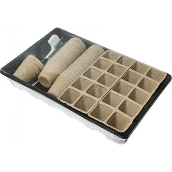 Skleník Minipařeniště 45 rostlin, 66dílná sada 37,5x23x6cm STREND