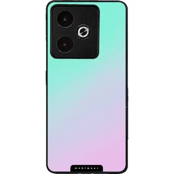 Pouzdro na mobilní telefon Lesklý kryt Mobiwear Glossy - Realme GT 7 - G063G Mátový a fialový odstín (Prémiové lesklé pouzdro, obal, kryt Mobiwear Glossy na mobil Realme GT 7 - G063G Mátový a fialový odstín, materiál Plast + TPU silikon - krytí po všech stranách, neošoupatelný)