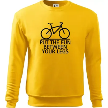 Pánská mikina Put the fun between your legs - Mikina Essential pánská - 3XL ( Žlutá )