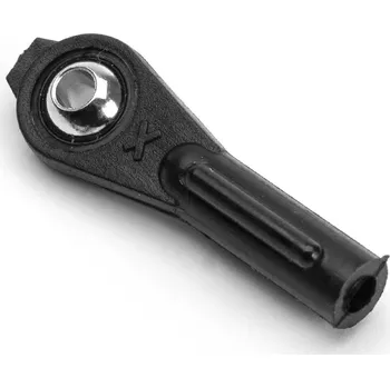 RC náhradní díl Plastový kloubek M2,5 s poniklovanou kuličkou a vrtáním 2,0mm, 5 ks.