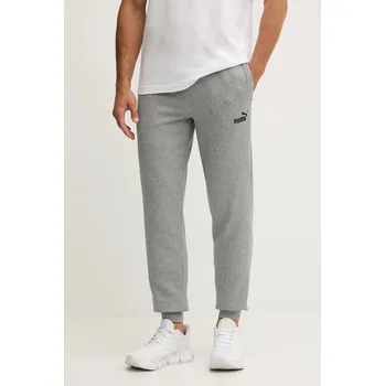 Tepláky Puma Essential Sweatpants pánské, šedá barva, 682606 09X, vel. S