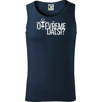Otevřeme další? - Tílko pánské Core - XL ( Námořní modrá (téměř černá) )