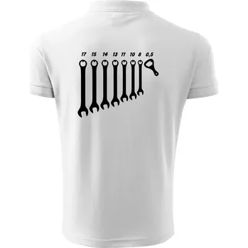 Pánská košile Opravář piva - Polokošile pánská Pique Polo 203 - L ( Bílá )