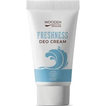 Organický krémový deodorant Freshness s inovativním aplikátorem Wooden Spoon 40 ml