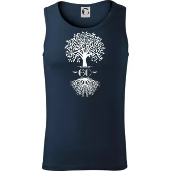 Narozeninový strom 60 - Tílko pánské Core - XL ( Námořní modrá (velmi tmavá - téměř černá) )
