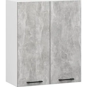 Kuchyňská skříňka Závěsná kuchyňská skříňka OLIVIA 60x72cm Bílá/Beton