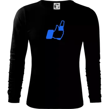 Pánská móda FCB pivo - Triko s dlouhým rukávem FIT-T long sleeve - M ( Černá )