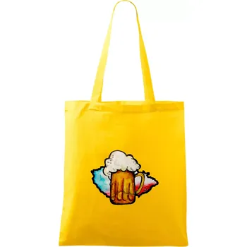Český pivař (lulu_art) - Taška bavlněná - 42 x 38 cm ( Žlutá )