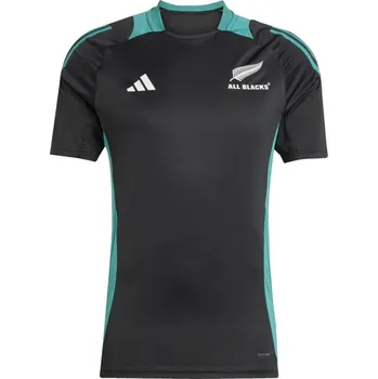 adidas All Blacks Performance T-Shirt 2025 Mens Black/Teal 2XL