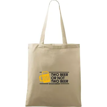 Nákupní taška Shakesbeer - Taška bavlněná - 42 x 38 cm ( Naturální )
