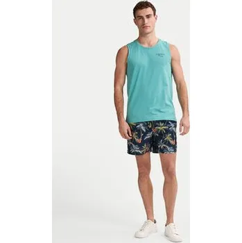 Pánské kraťasy Petrol Industries Plavecké šortky M-1050-SWS963 Tmavomodrá Regular Fit L