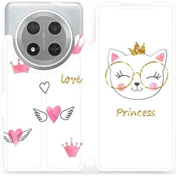 Pouzdro na mobilní telefon Flipové pouzdro Mobiwear - Honor Magic7 Lite 5G - MH03S Kočička princess (Knížkové flip pouzdro, obal, kryt na mobil Honor Magic7 Lite 5G - MH03S Kočička princess, materiál Umělá kůže + TPU - ochrana 360°, stojánek, silikonová vanička, magnetické zavírání