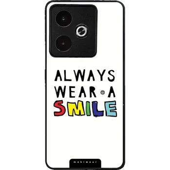 Pouzdro na mobilní telefon Lesklý kryt Mobiwear Glossy - Realme GT 7 - G077G Always smile (Prémiové lesklé pouzdro, obal, kryt Mobiwear Glossy na mobil Realme GT 7 - G077G Always smile, materiál Plast + TPU silikon - krytí po všech stranách, neošoupatelný potisk, tenké provedení,)