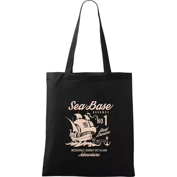 Sea Base - Taška bavlněná - 42 x 38 cm ( Černá )