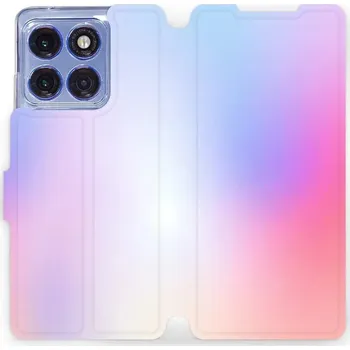 Pouzdro na mobilní telefon Flipové pouzdro Mobiwear - Motorola Edge 60 Pro - VP65S Nachový odstín (Knížkové flip pouzdro, obal, kryt na mobil Motorola Edge 60 Pro - VP65S Nachový odstín, materiál Umělá kůže + TPU - ochrana 360°, stojánek, silikonová vanička, magnetické zavírání)