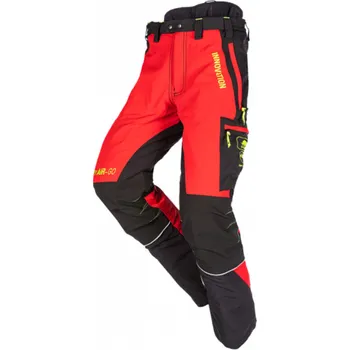 Protipořezové kalhoty SIP PROTECTION 1SBD CANOPY AIR-GO TALL 88 cm červená-černá XS