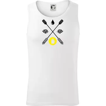 Pivo ingredience - Tílko pánské Core - S ( Bílá )