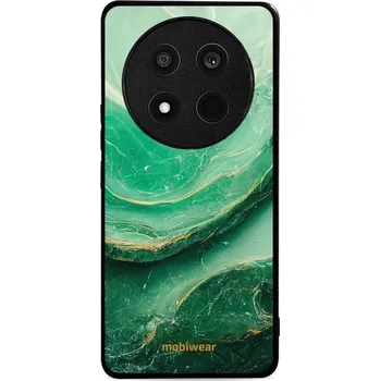 Pouzdro na mobilní telefon Lesklý kryt Mobiwear Glossy - Honor Magic7 Lite 5G - G023G - Zelený mramor (Prémiové lesklé pouzdro, obal, kryt Mobiwear Glossy na mobil Honor Magic7 Lite 5G - G023G - Zelený mramor, materiál Plast + TPU silikon - krytí po všech stranách, neošoupatelný)