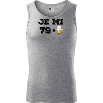 Pánské termoprádlo Je mi 80 pivo - Tílko pánské Core - XL ( Tmavě šedý melír )