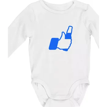 FCB pivo - Body kojenecké s dlouhým rukávem - Dlouhý r. 3-6 měs ( Bílá )