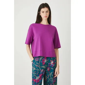 Dámské tričko Bavlněné tričko Medicine dámské, fialová barva RW25.TSD010 44X, vel. XL