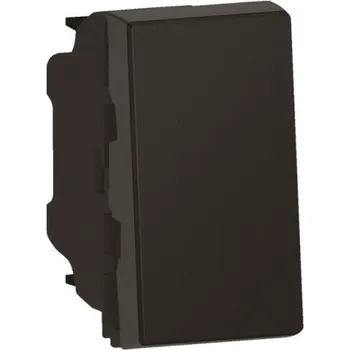 vypínač Legrand Mosaic spínač č.6 79101L EasyLED 2moduly černá