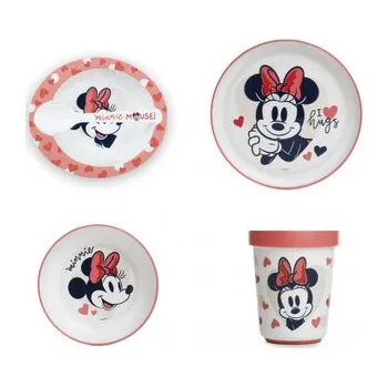 dětská jídelní sada Sada nádobí 4 dílná, Minnie