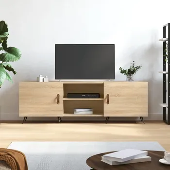 Obývací pokoj vidaXL TV skříňka 150 x 30 x 50 cm kompozitní dřevo [829069] Barva: dub sonoma