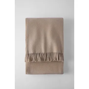 deka Hnědý pléd s podílem bavlny Euromant Basics, 140 x 180 cm ID_938106