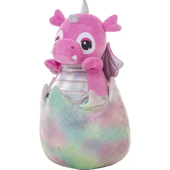 plyšák Růžový dráček ve vajíčku od firmy Llopis (Dragon Baby 20 cm)
