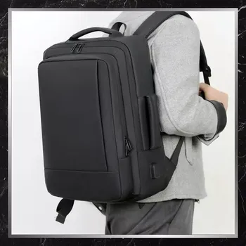 Batoh na notebook BB28 (Pánský voděodolný batoh vhodný na notebook, USB vystup, rozměry 43 x 31 x 18 cm, barva černá)