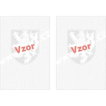 Tiskopis Bianco vysvědčení A3 - malý státní znak + lipové listy s vodoznakem, rozložené na A3