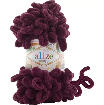 Příze Alize - Puffy 108 vínová