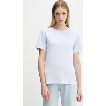 Dámské tričko Bavlněné tričko Converse dámské, modrá barva, 10028336-A02 10028336.A02 05X, vel. S