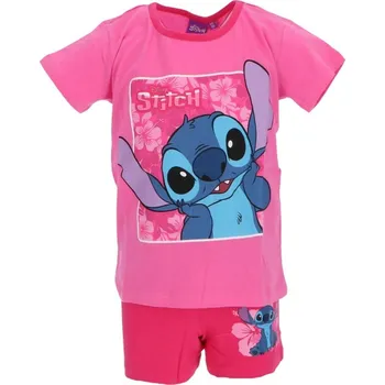 Dívčí pyžamo Dívčí pyžamo Stitch light pink, 116