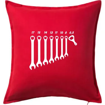 Polštář Opravář piva - Polštář 50x50 - 50x50 - Pouze potah ( Červená )