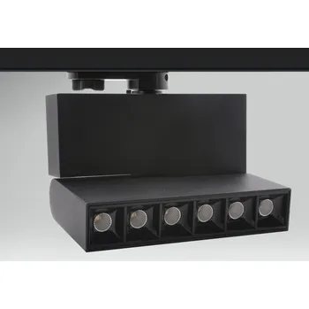 Bodové svítidlo CENTURY REGIA SHOP LINEAR LED 18W 3000K 1000lm CRI95 UGR19 černá