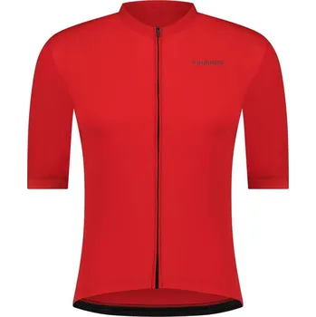 cyklistický dres SHIMANO Cyklistický dres s krátkým rukávem - FUTURO - červená