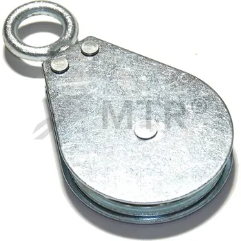 Tesařské kování MTR Kladka ocelová s otočným okem Varianta: Kladka ocelová s otočným okem 8/75mm Zn