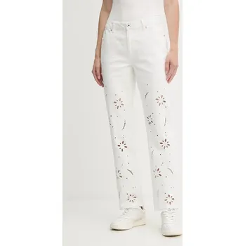 Dámské džíny Bavlněné džíny Morgan dámské, medium waist, PBRAD bílá 00X, vel. 38